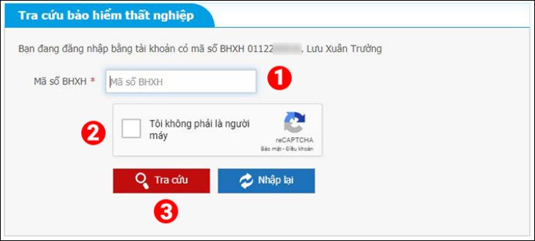 Tra cứu bảo hiểm thất nghiệp 