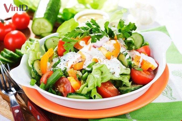 Salad dưa leo cà chua 