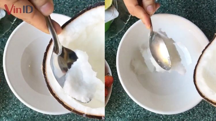 Kem dừa sáp