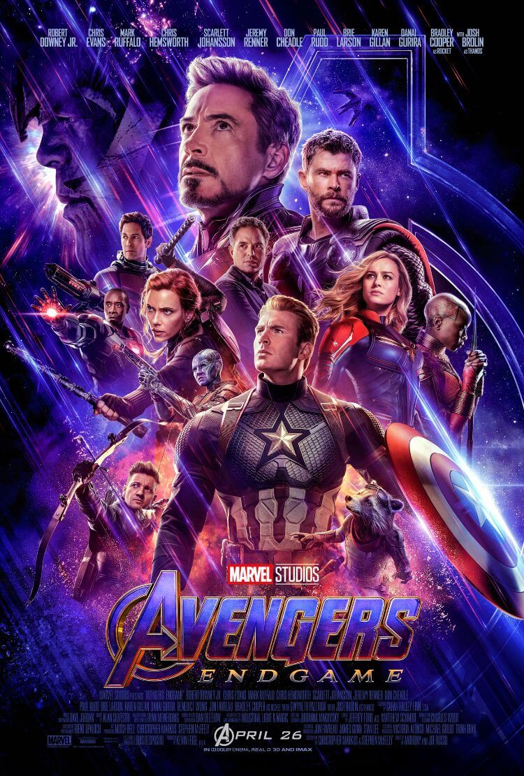 Poster phim ấn tượng của phim Avengers: End Game