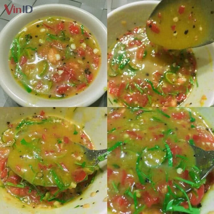 Nước chấm mù tạt vàng