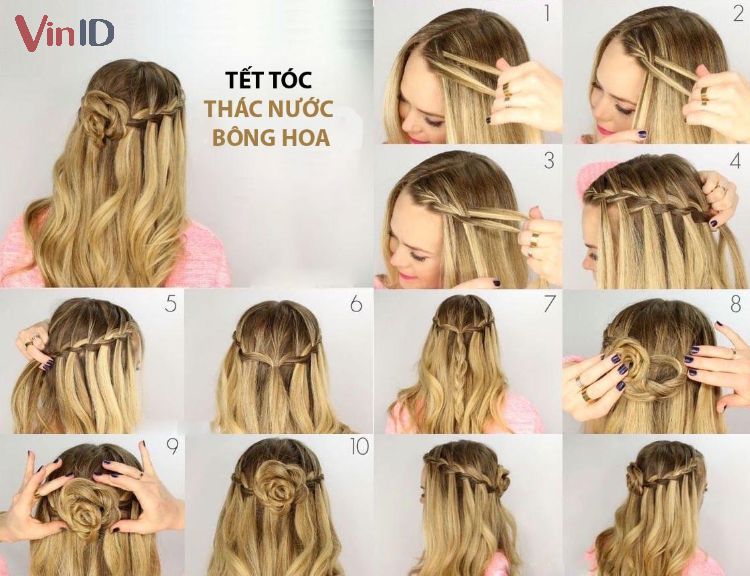 Thắt bím tóc đơn giản cho bé gái, tham khảo 10 cách tết tóc đơn giản cho bé  gái
