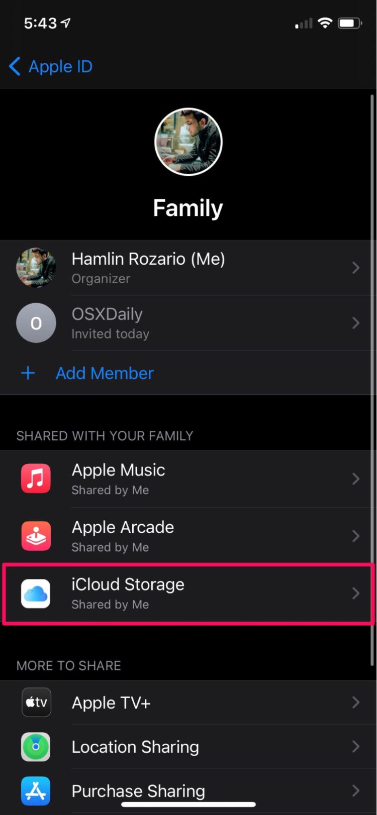 Chọn bộ nhớ Icloud