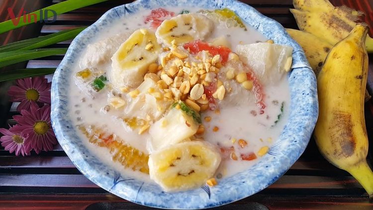 Chè chuối chưng