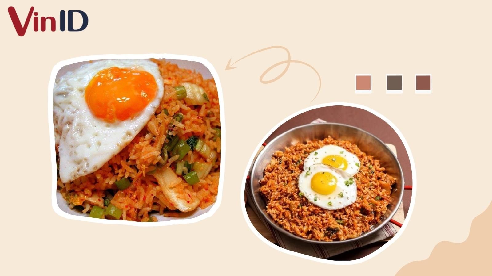 2 cách làm cơm chiên kim chi hải sản và trứng cút Hàn Quốc thơm ngon dễ làm