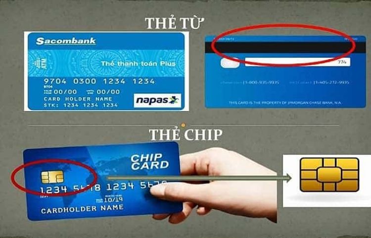 Phân biệt thẻ từ và thẻ chip