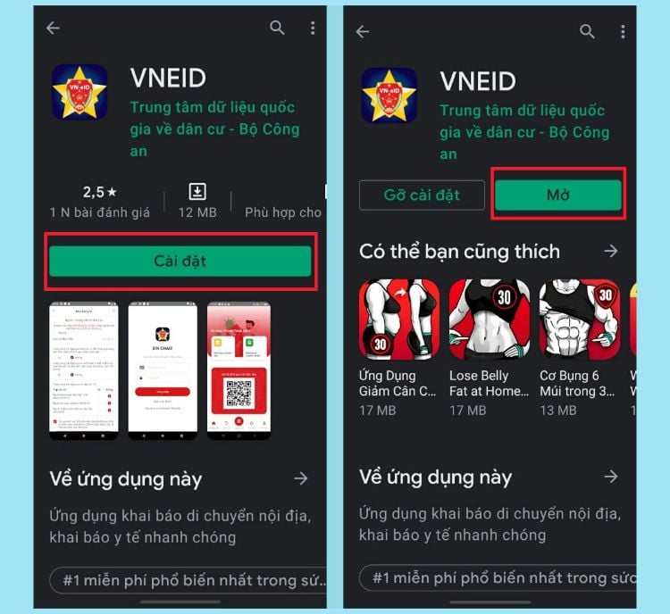 Cách tải VNEID trên IOS và android