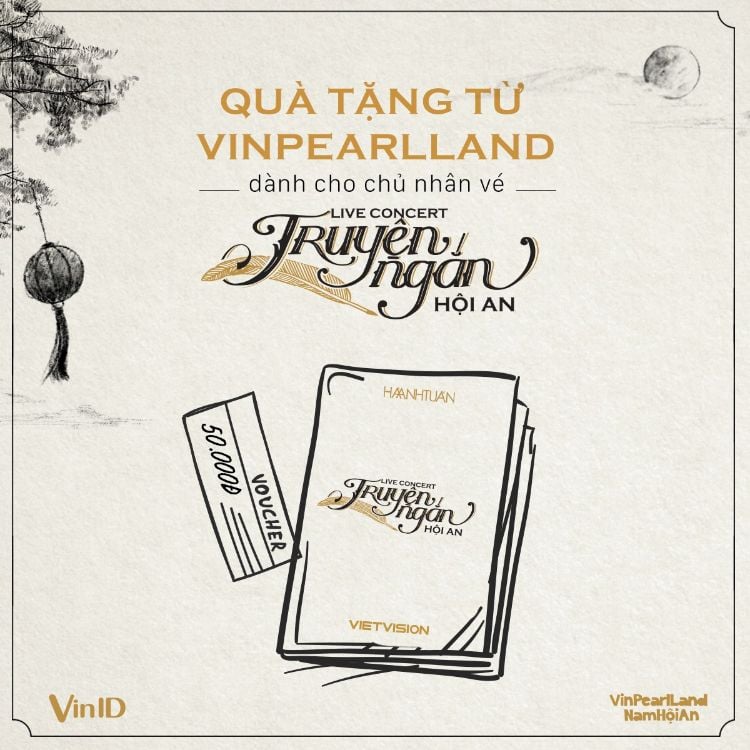 Quà tặng từ VinID khi mua vé live concert “Truyện ngắn” 