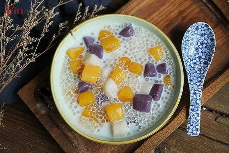 Chè khoai dẻo bột báng