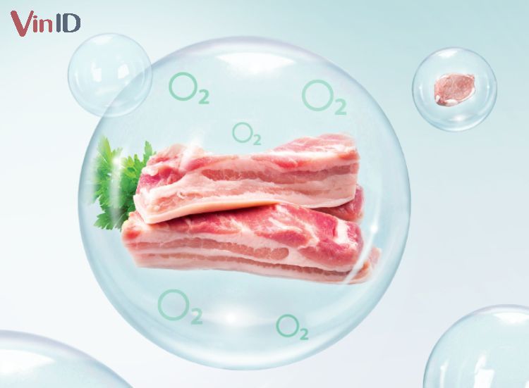 Thịt Meat Deli được đóng gói và bảo quản theo công nghệ Oxy - Fresh 9 