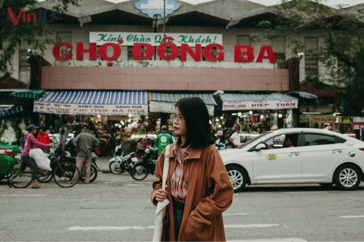 Check-in tại chợ Đông Ba Huế