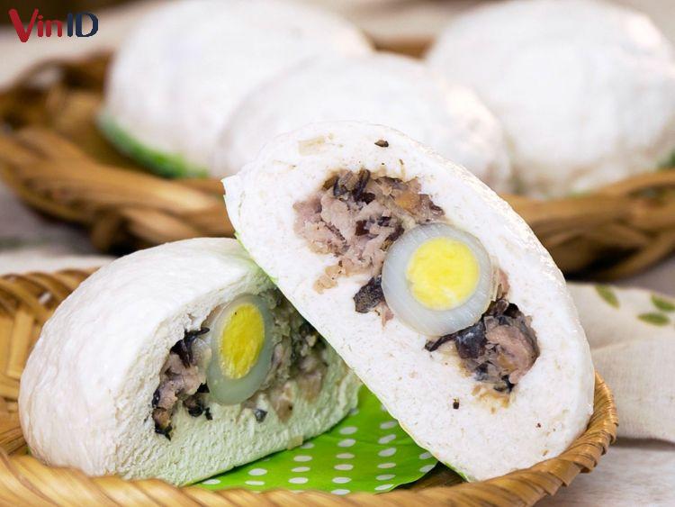 Bánh bao mặn thơm ngon, dinh dưỡng