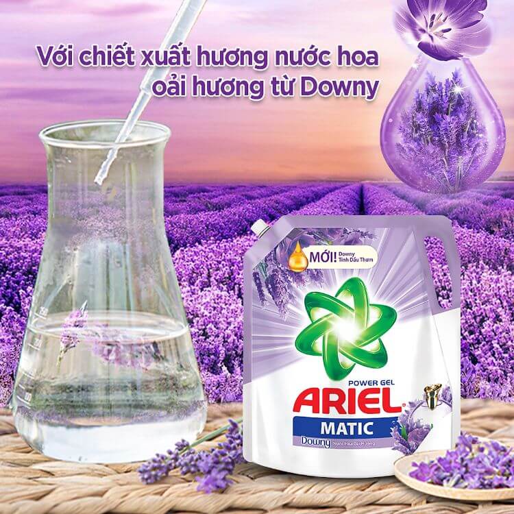 Nước giặt tay Ariel Matic rất được ưa chuộng tại thị trường Việt Nam