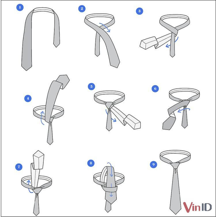 Cách thắt cà vạt kiểu Half Windsor