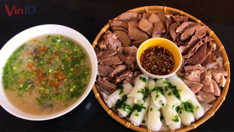 Bánh hỏi cháo lòng 