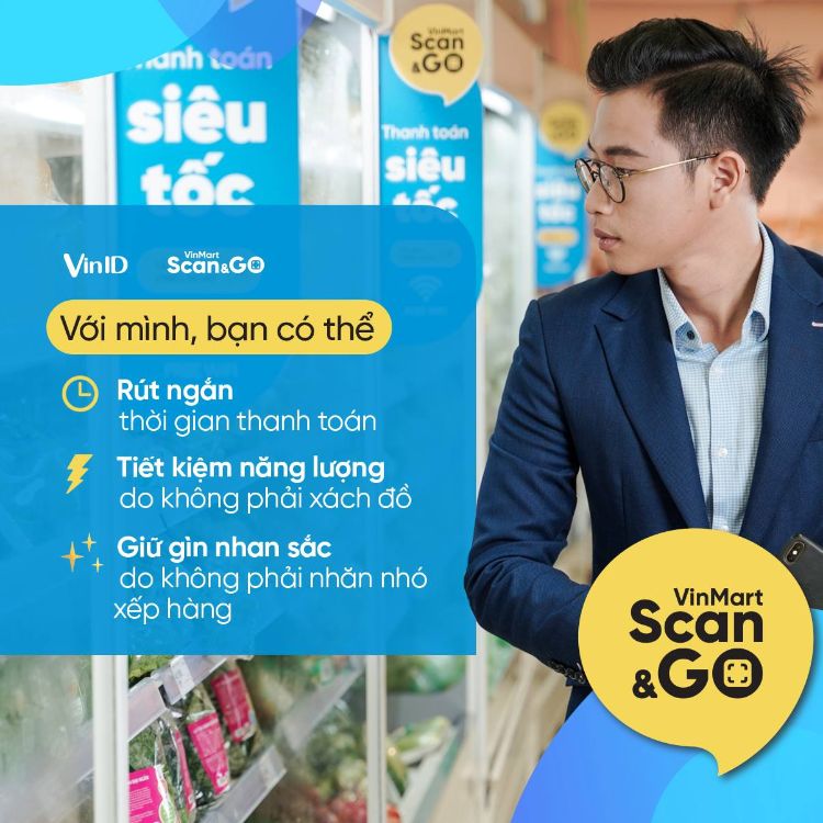 VinMart Scan and Go - Đi siêu thị dễ dàng ngay trên App VinID