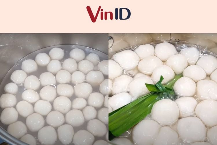 Luộc bột lọc và nấu chè