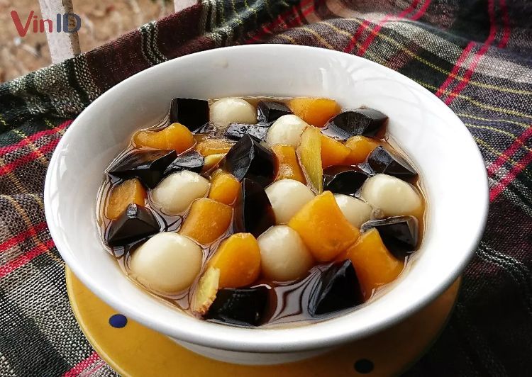 Chè khoai dẻo bột nếp