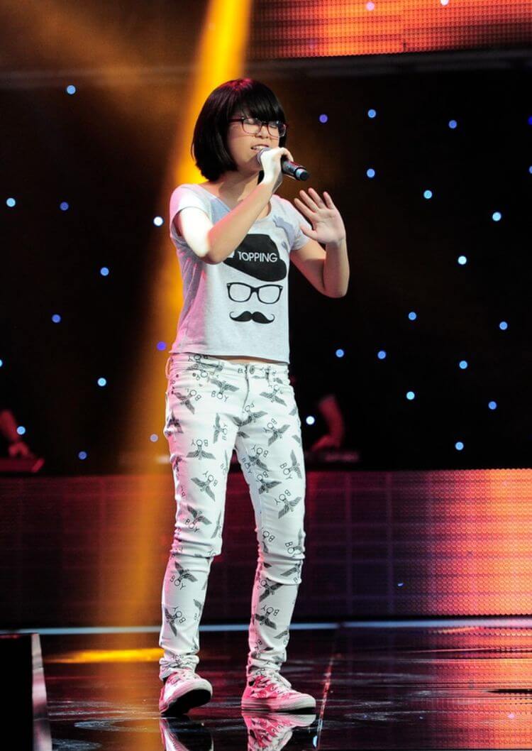 T Linh tham gia cuộc thi The Voice Kids 2013