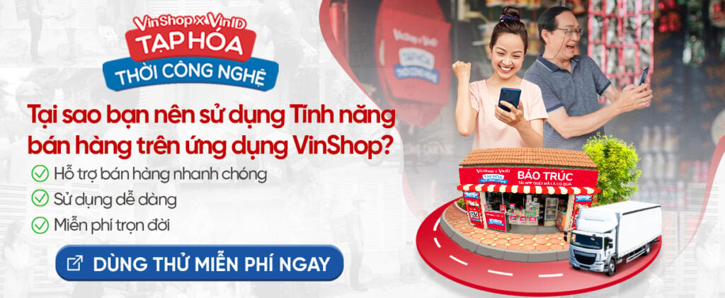 Tính năng bán hàng VinShop