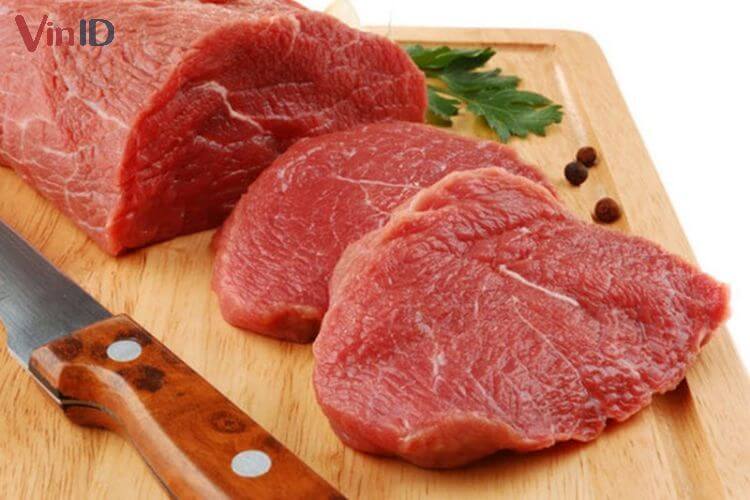 Thịt thăn bò dùng để chế biến món bò sốt tiêu đen