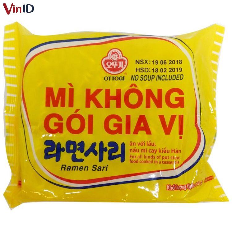 Mì không gia vị Ottogi làm món mì cay Hàn Quốc trở nên đặc biệt hơn