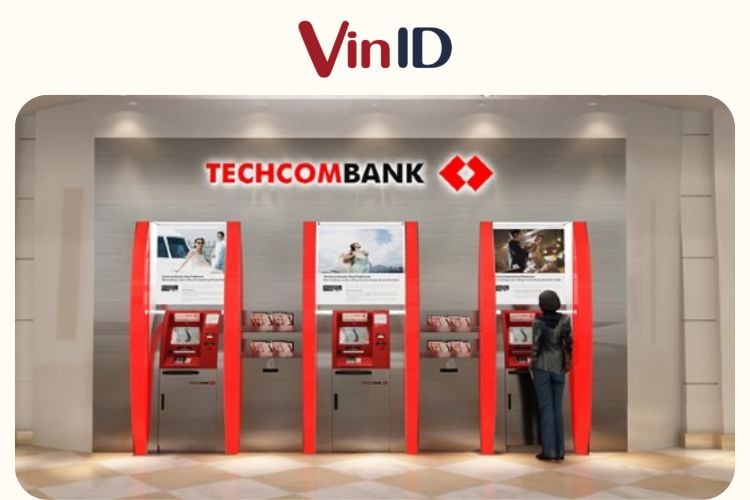 Cây ATM ngân hàng Techcombank