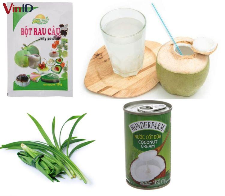 cách làm rau câu sữa dừa