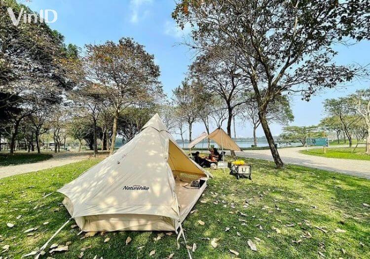 Kinh nghiệm cắm trại ở công viên Yên Sở