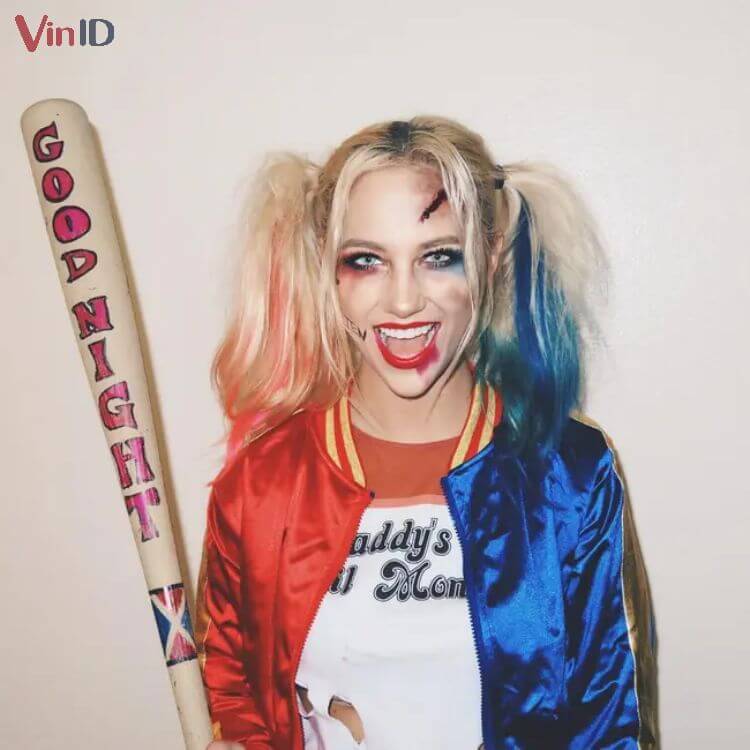 Cần chọn kem nền màu sáng nhất khi hoá trang thành Harley Quinn